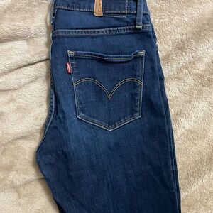Dark Blue Denim Jeans